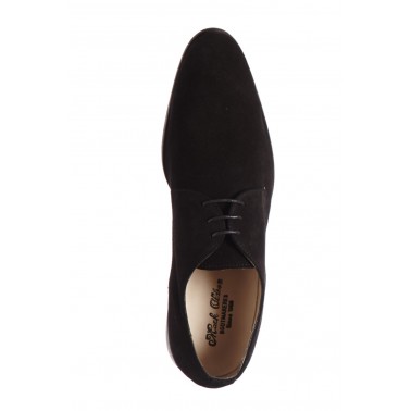 Derbys en nubuck noir mack oldson