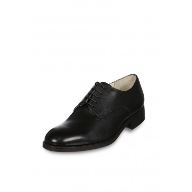 Chassures homme derby en cuir noir