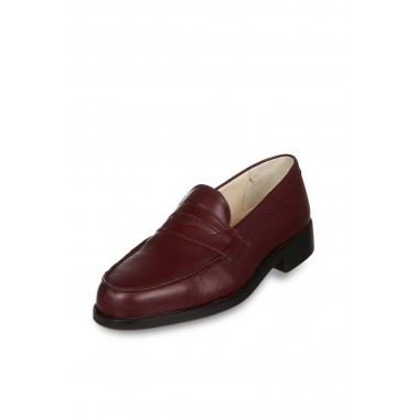 Mocassin pour homme bordeaux Mack Oldson