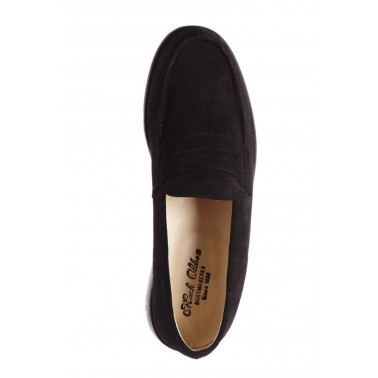 Mocassin pour hommeen daim noir  Mack Oldson