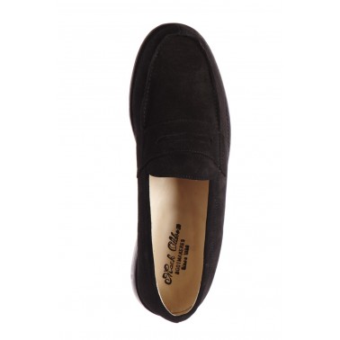 Mocassin pour hommeen daim noir  Mack Oldson