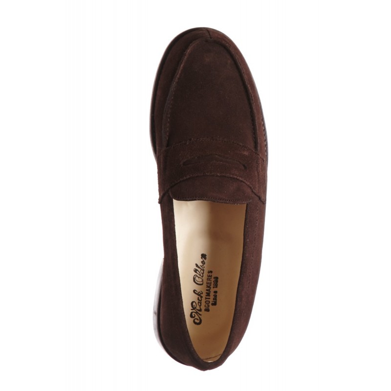 Mocassin en daim marron mack oldson