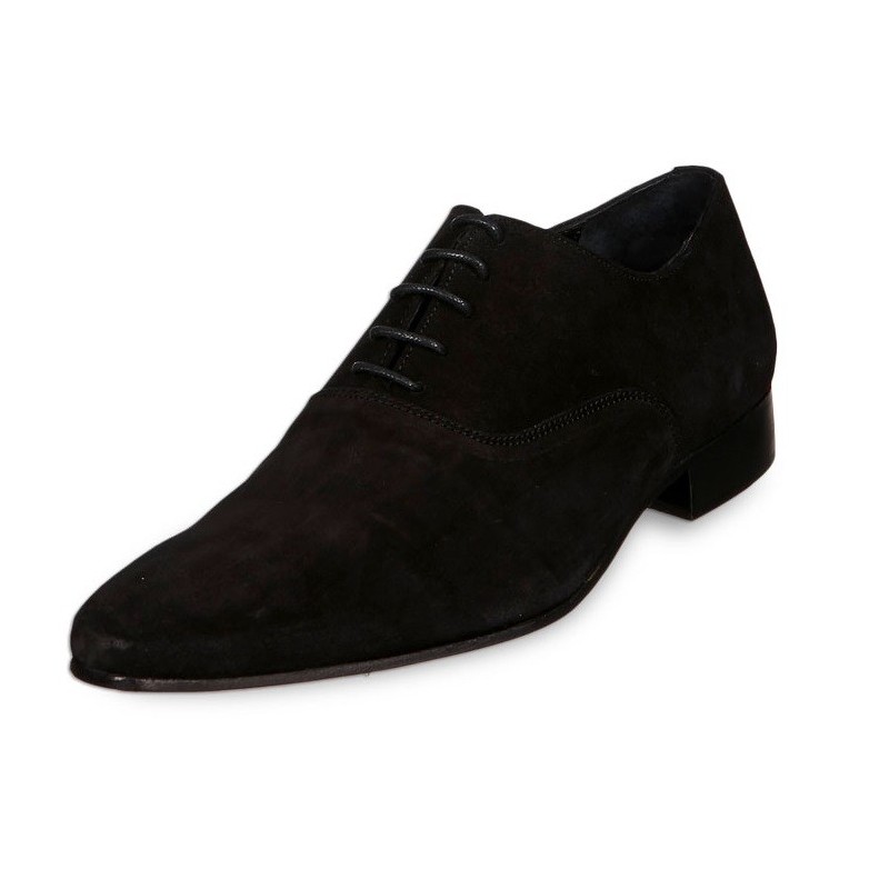 Chaussure homme en daim noir Francisco Verdi