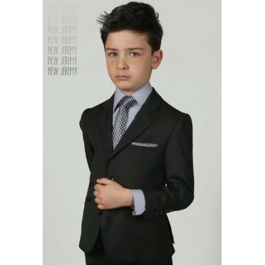 Costume enfant jeremy noir les petits mecs