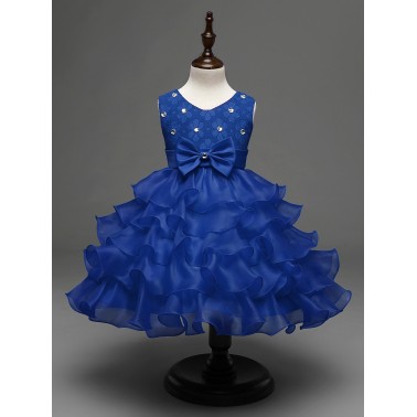 Robe enfant Froufrou Bleu 