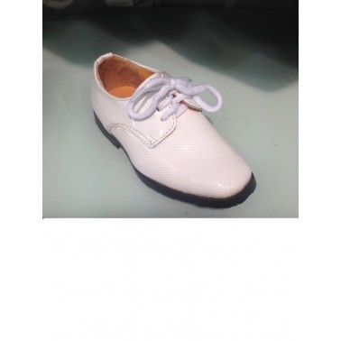 Chaussures bébé blanc a lacets 