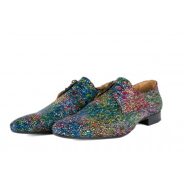 Chaussure homme multicolore en cuir Hugo Manuel 