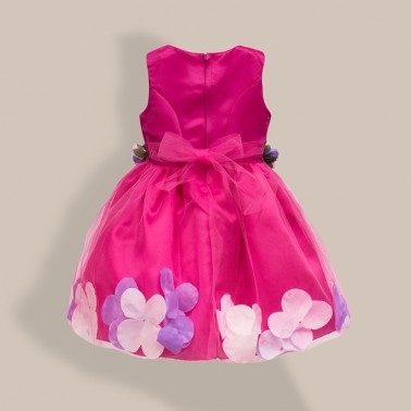 Robe enfant Aline fuchsia 