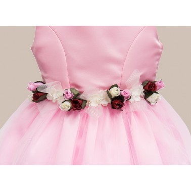 Robe enfant Aline rose pale