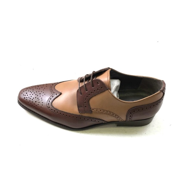 Derby bicolore homme deals