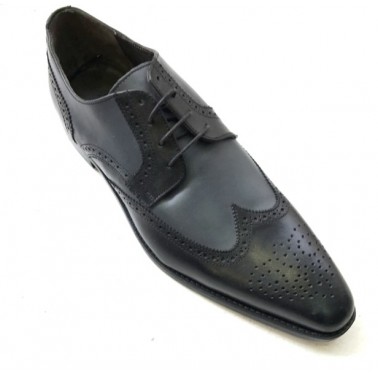 Chaussure homme bicolore noir et gris JEFF 28