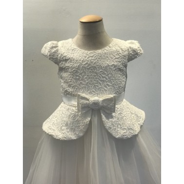 Robe enfant blanc "Maelie" 