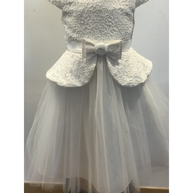 Robe enfant blanc "Maelie" 