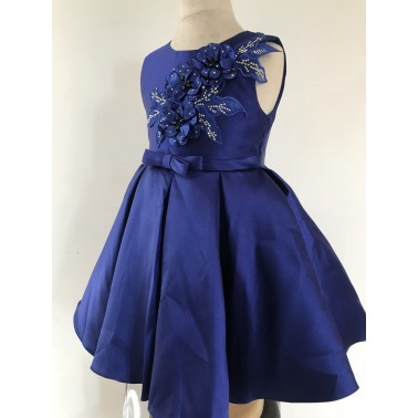 Robe enfant bleu roi "Betsi"