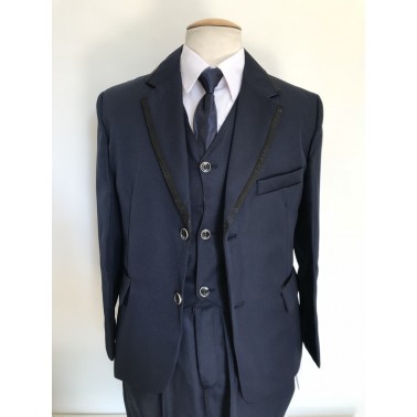 Costume enfant bleu cérémonie de 2 a 16 ans