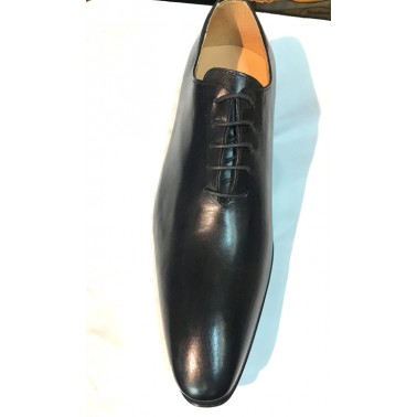 Chaussure homme classique noir en cuir fabriqué en Italie