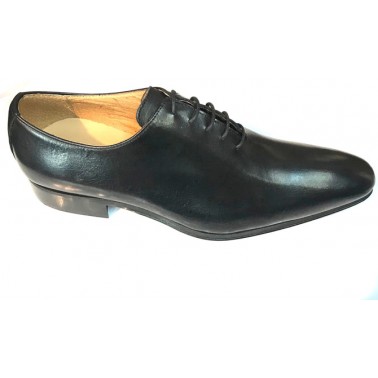 Chaussure homme classique noir en cuir fabriqué en Italie