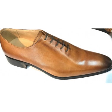 ROMANO SICARI, chaussure élégante pour homme en cuir imprimé noir, 7750A
