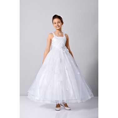 Robe enfant blanche mariage 17T33