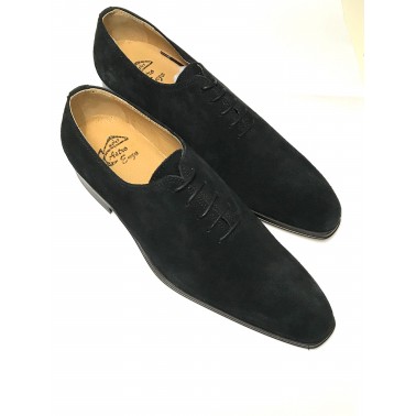 Chaussure homme daim noir