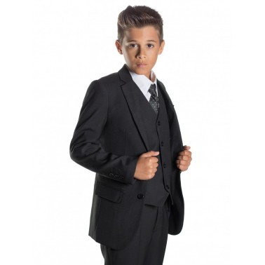 COSTUME ENFANT GRIS MAT DE 1 A 14 ANS 