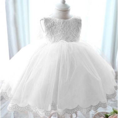 Robe bébé Solange Blanc