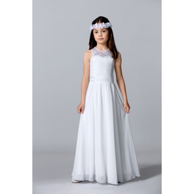 Robe enfant mariage couleur blanc