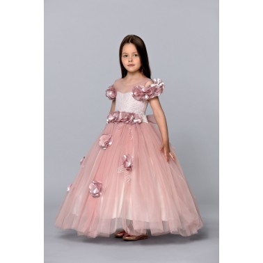 Robe enfant mariage couleur rose