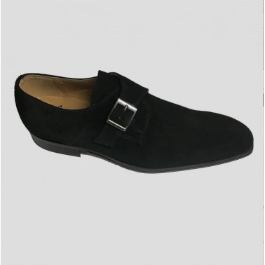 derbies homme boucles en daim noir