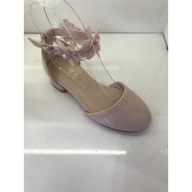 Chaussure enfant fille rose mariage et ceremonie