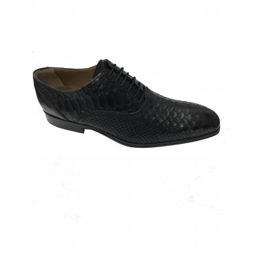 Chaussure homme croco noir en cuir Astro enzo 