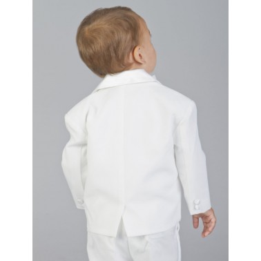 Costume bebe de 3 mois a 24 mois blanc 