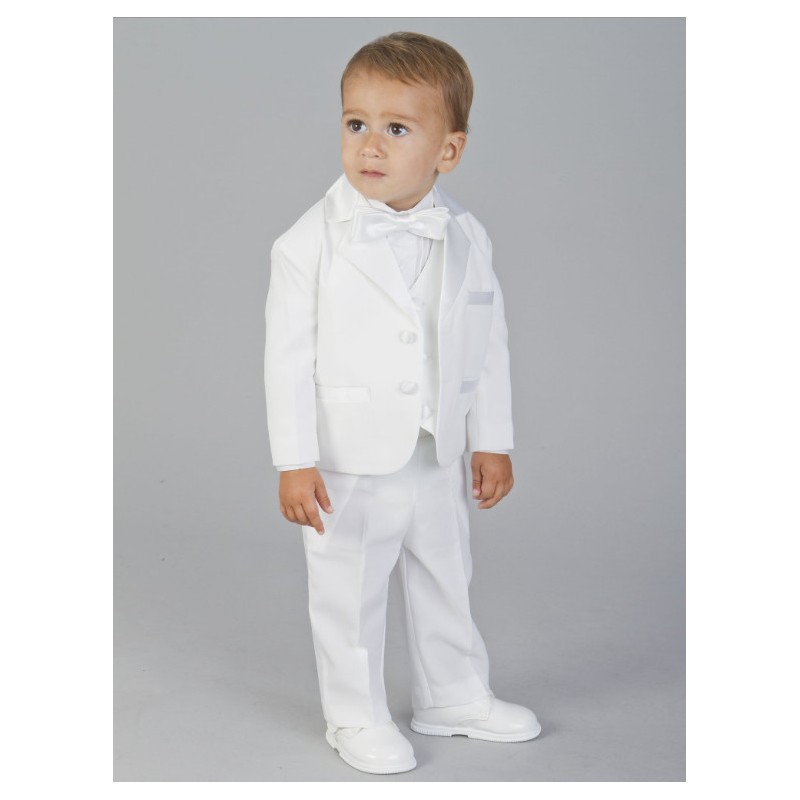 Costume bebe de 3 mois a 24 mois blanc 