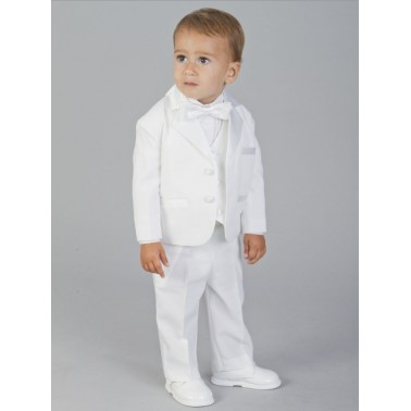 Costume bebe de 3 mois a 24 mois blanc 