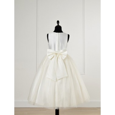 Robe enfant Talia écru