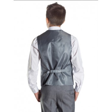 Costume enfant mariage gris clair