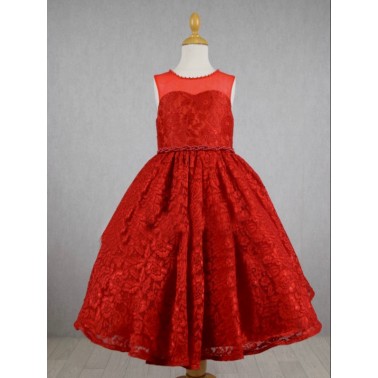 Robe enfant rouge  Juliette