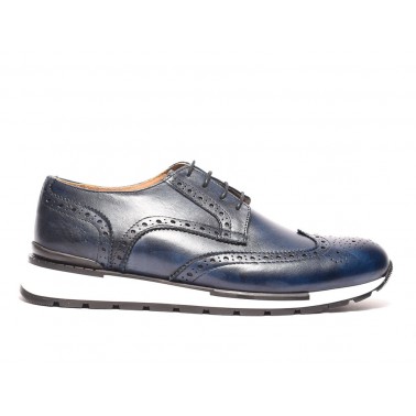 Chaussure richelieu homme bleu marine