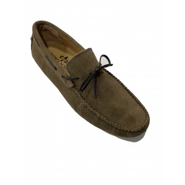 Mocassin homme daim beige Lorenzo