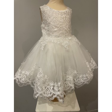 Robe bébé Kiara blanc