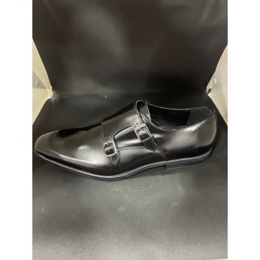 Chaussure homme a boucles noir ROSSI