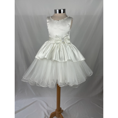 Robe enfant Eva bapteme ivoire