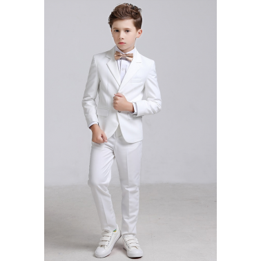 costume enfant blanc BENOIT de 1 a 14 ans bapteme