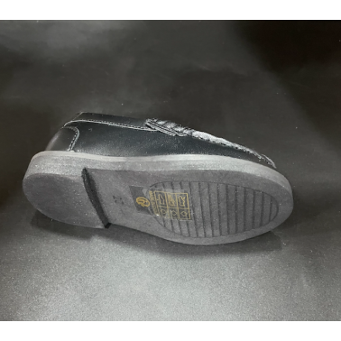 Mocassin bébé noir mariage et cérémonie