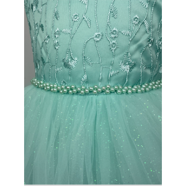 robe enfant  mimi vert d eau