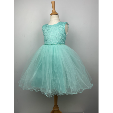 robe enfant  mimi vert d eau