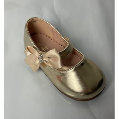 Chaussure bébé fille doré