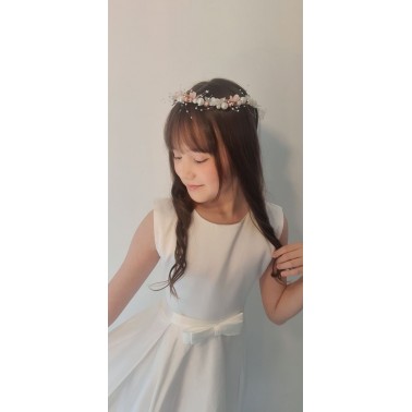 Robe enfant Celine Blanc cassé