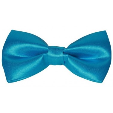 Noeud de papillon enfant bleu turquoise